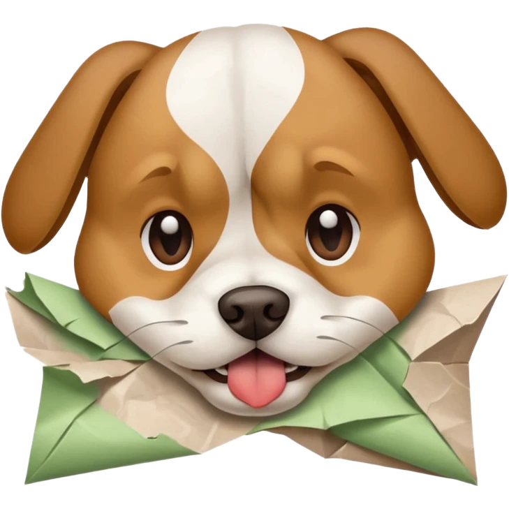 Dog ate homework  emoji