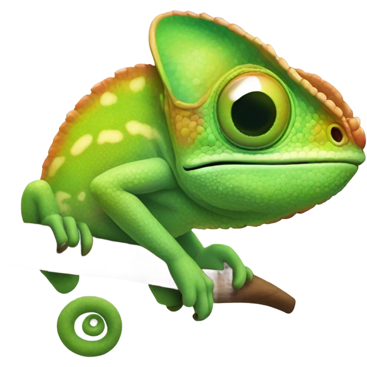 chameleon  look up emoji