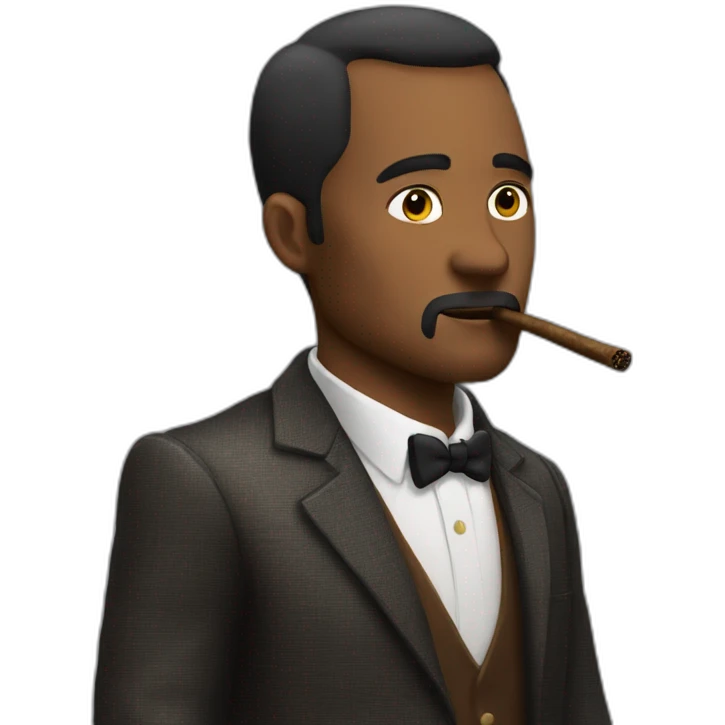 andrew tate smoking cigar emoji