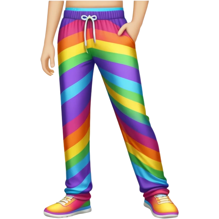 Rainbow pants emoji