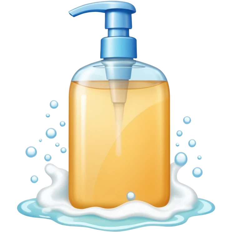 Soap and shampoo emoji