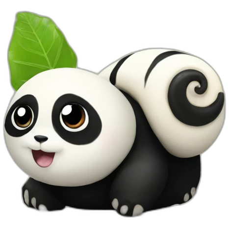 panda snails emoji