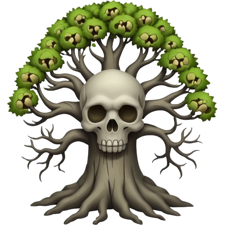 Tree sprouting skulls – Haunted forest





















 emoji