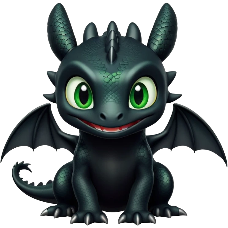 toothless the dragon emoji