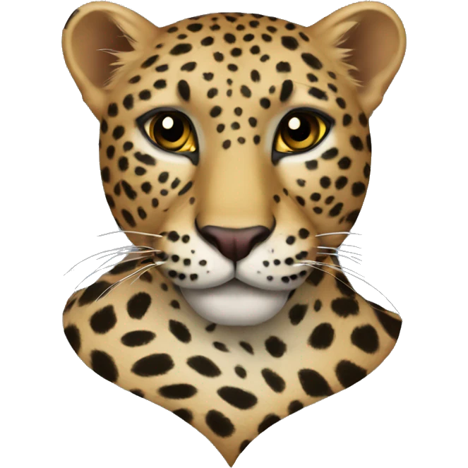 leopard heart  emoji