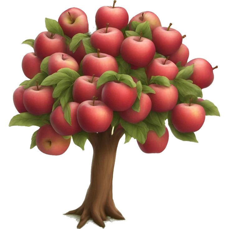 growing apple tree emoji