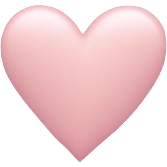 Pastel pink heart emoji