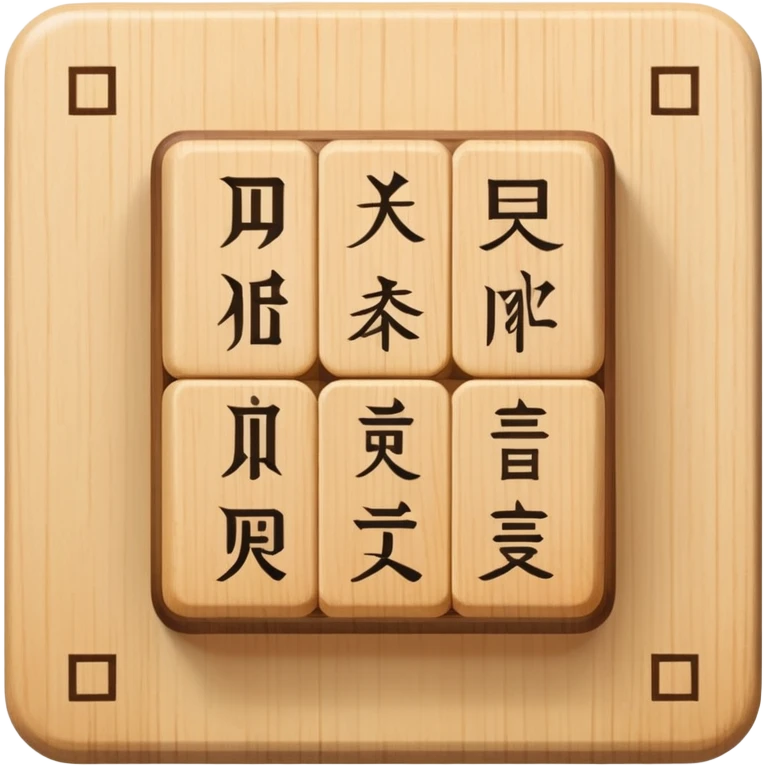 shogi piece simple clear design emoji