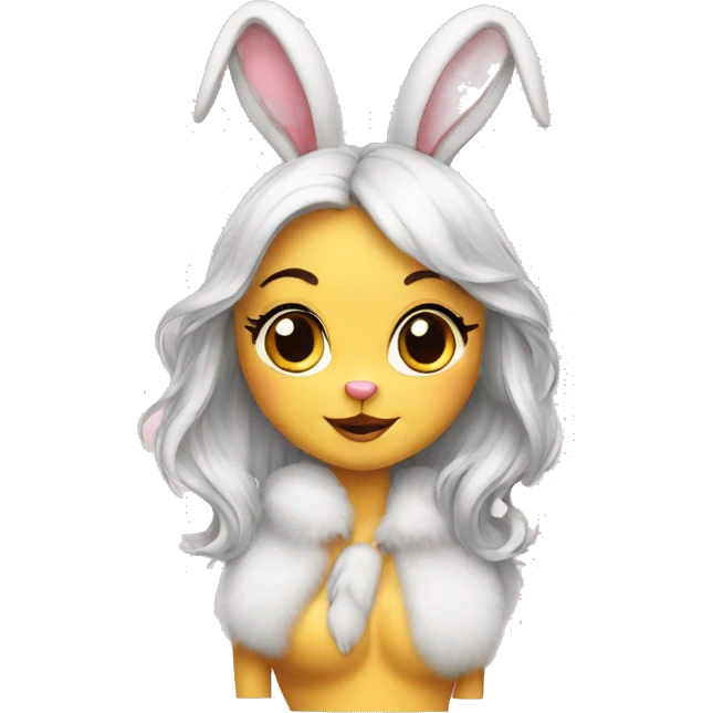 Bunny coquette emoji