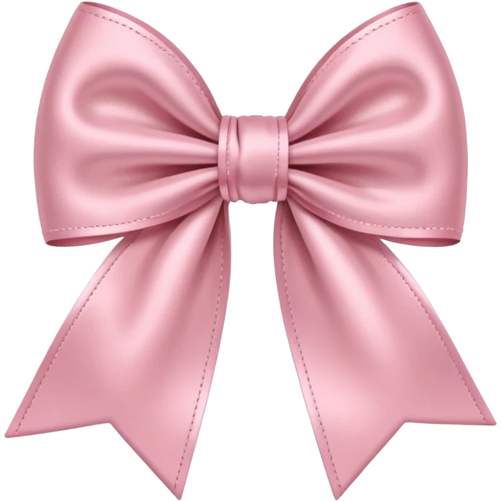 Cute light pink bow  emoji