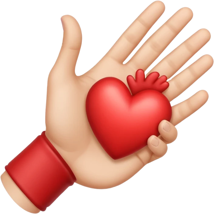 🫶 hand gesture making a heart emoji