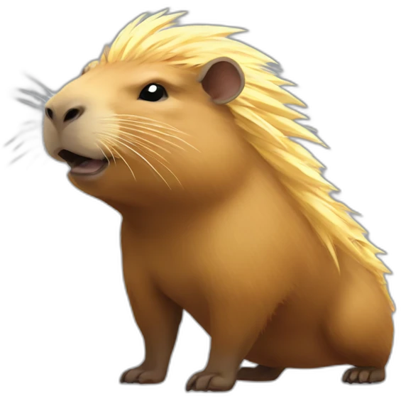 capybara super saiyan emoji