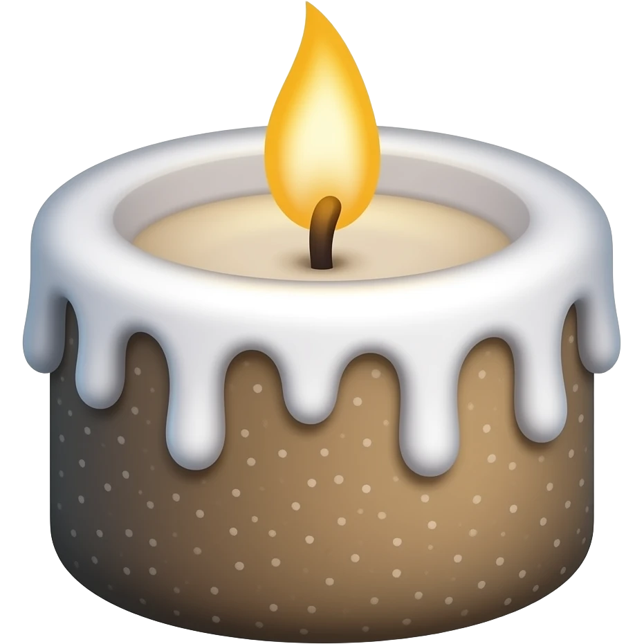 candle, mystical emoji