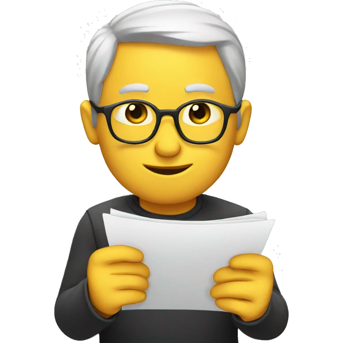 Emoji checking notes emoji