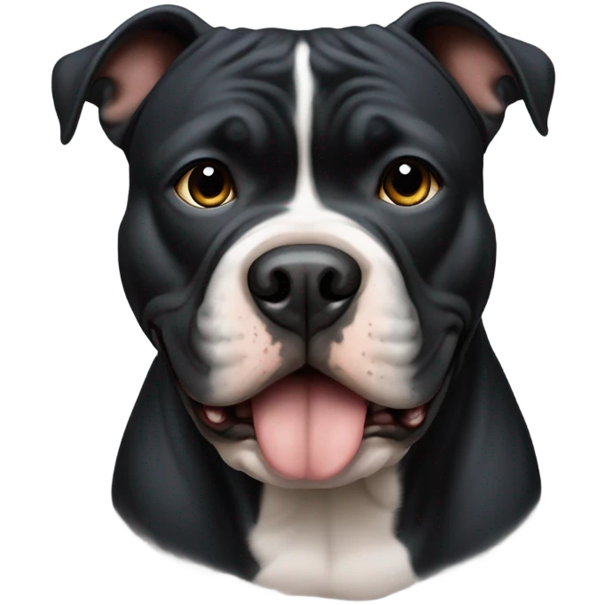 black american bully with blunt emoji