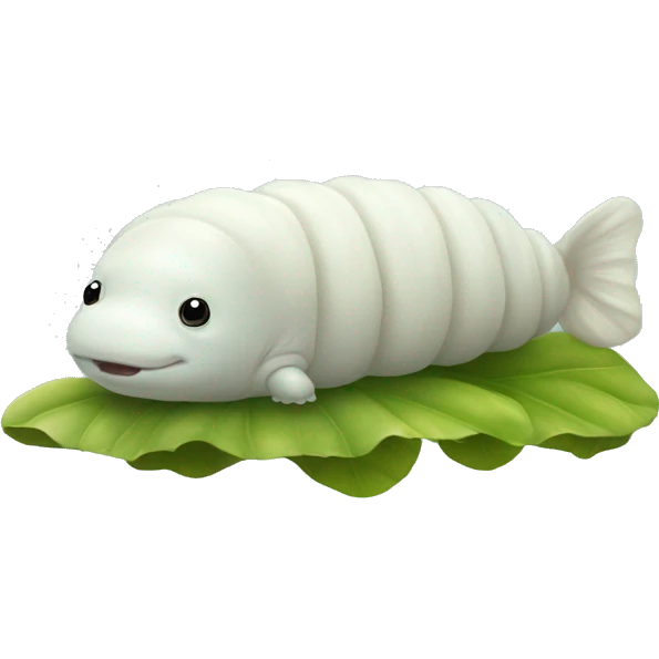 Beluga whale caterpillar bear little legs tardigrade emoji