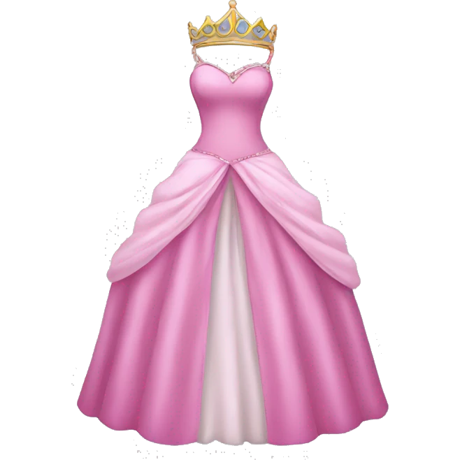 princess dress emoji