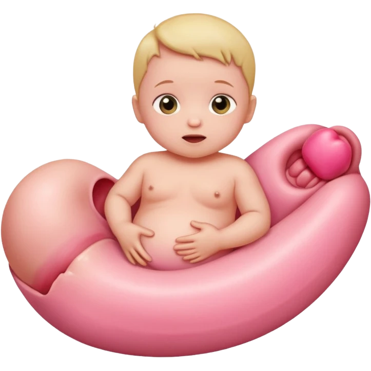 baby in stomahc emoji