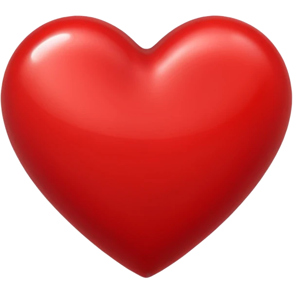 Red unusual heart emoji