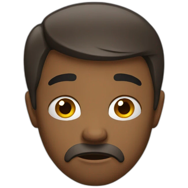 frustrated emoji
