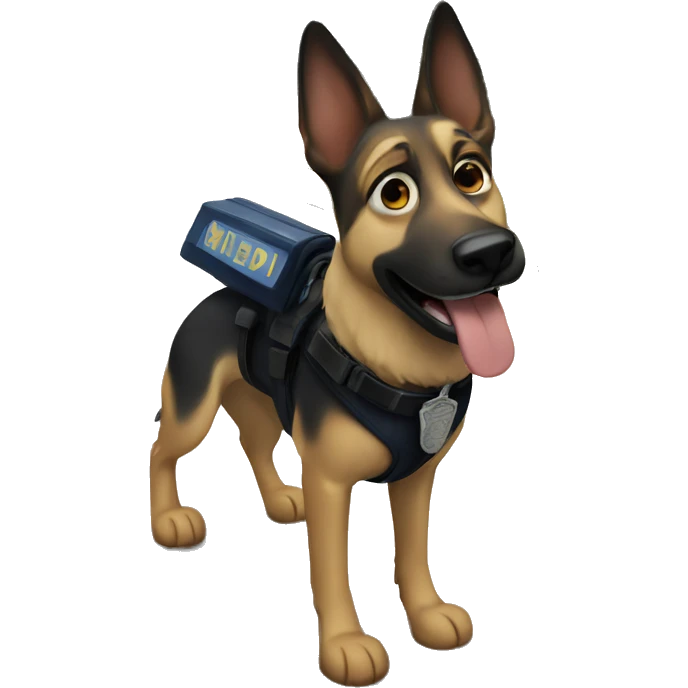 Police Dog  emoji