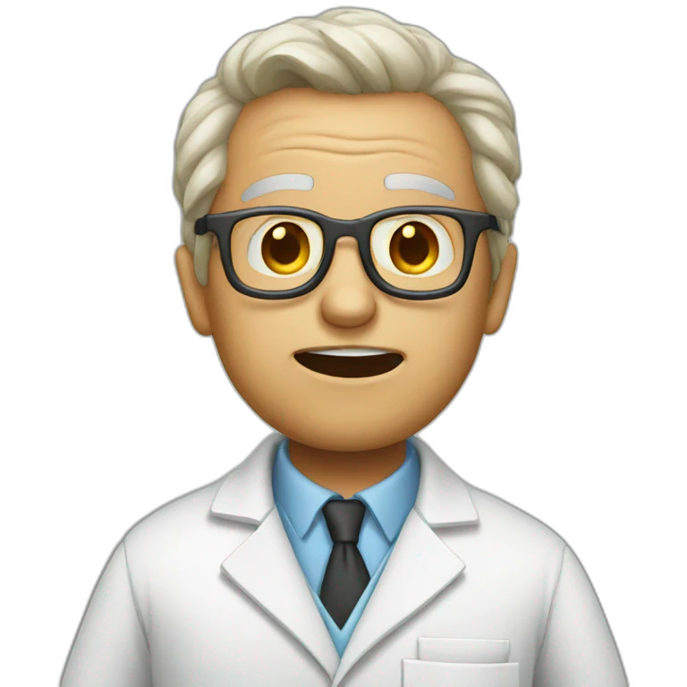 terrifying scientist emoji