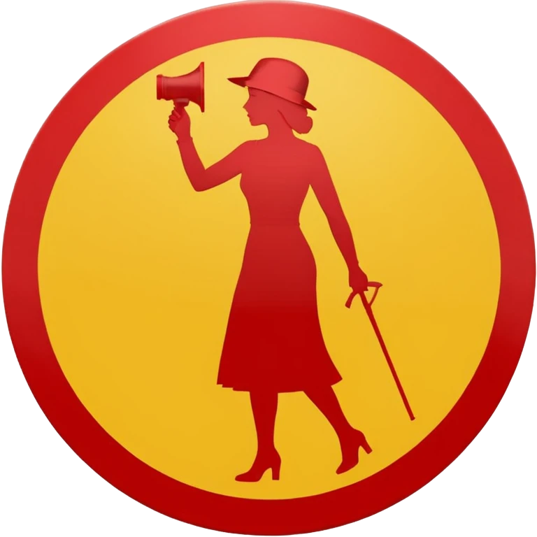 prohibition sign for weomen emoji