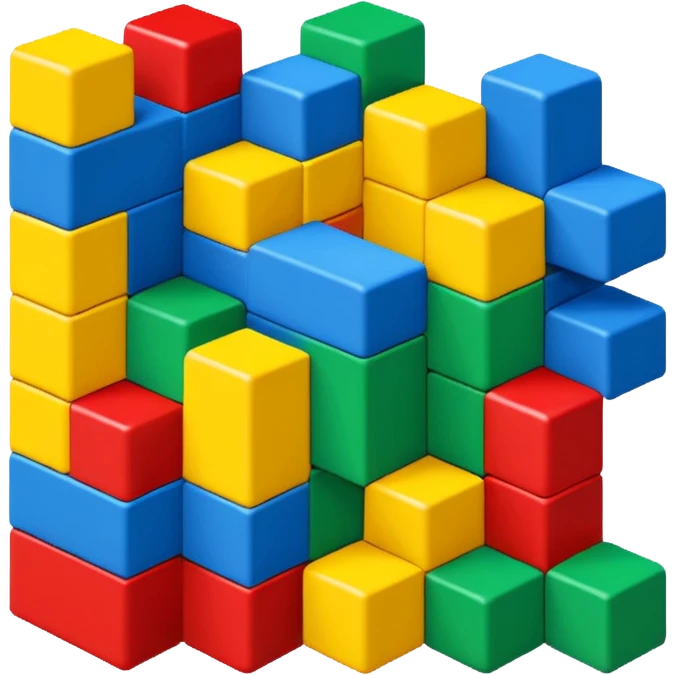  pixel art in 8bits smal blocks emoji