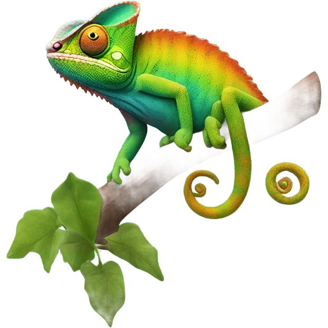 John Zaranti as a chameleon  emoji