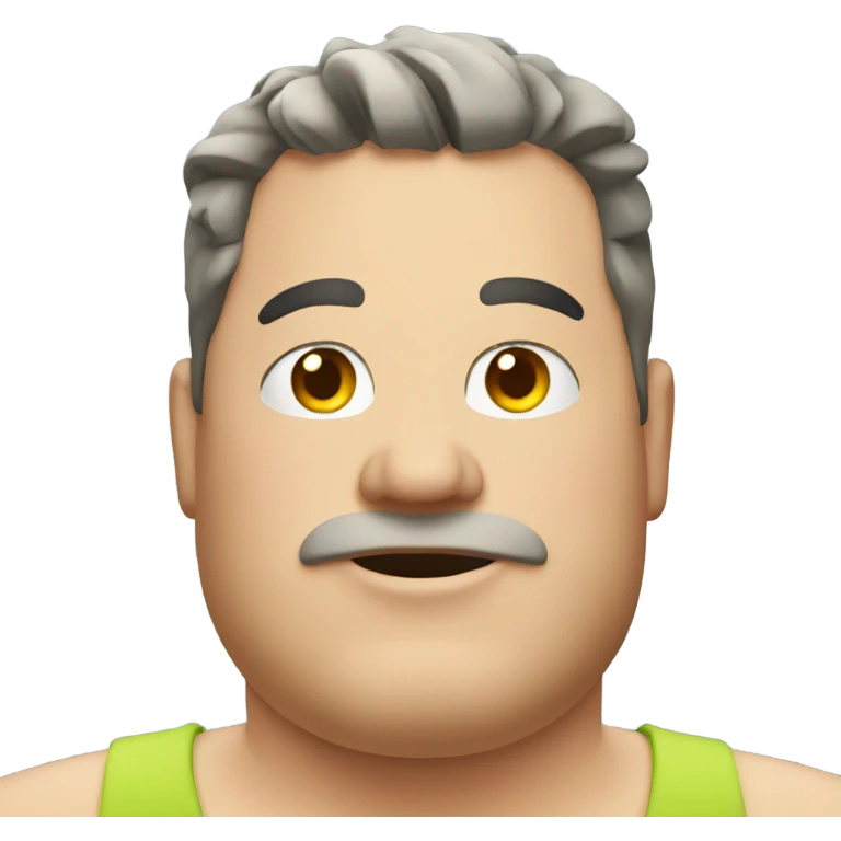 Fat man emoji