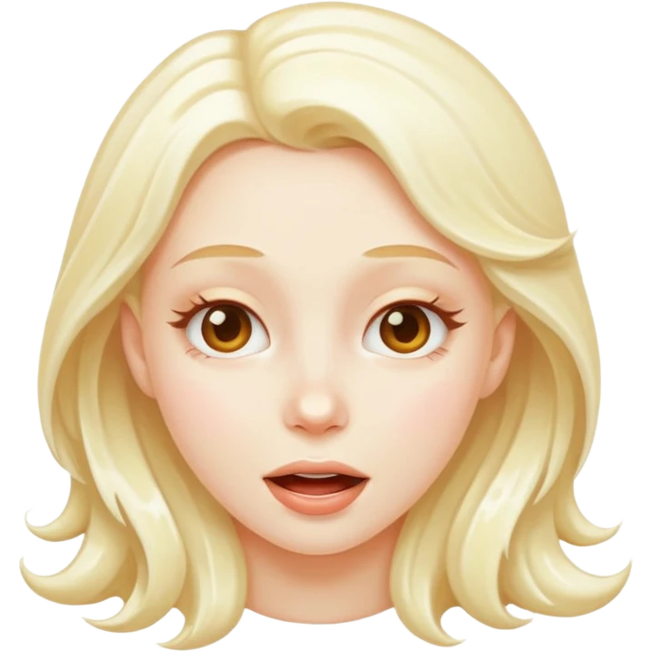 Girl semen cum on face emoji