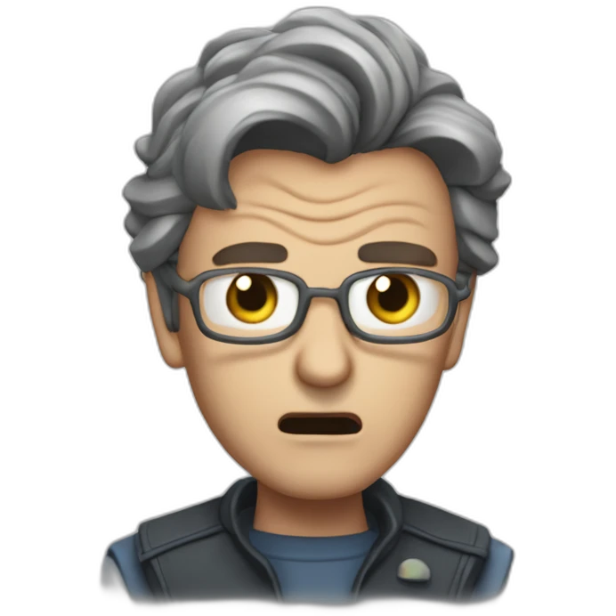 Jean-Luc melanchon being angry emoji