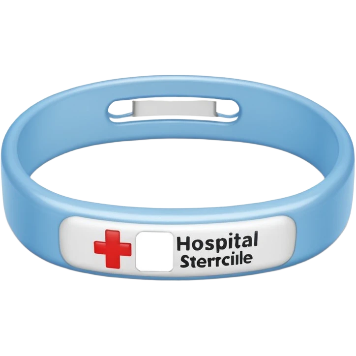 Hospital bracelet emoji