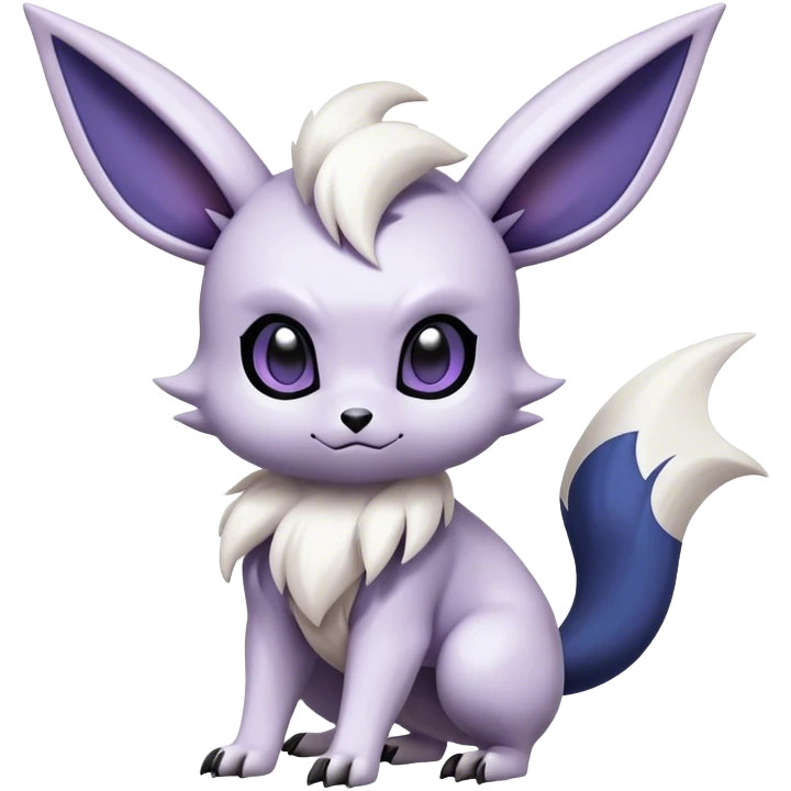 Cool Cute Kawaii Noibat-Eevee-Absol-Eevee-Pokemon Full Body emoji
