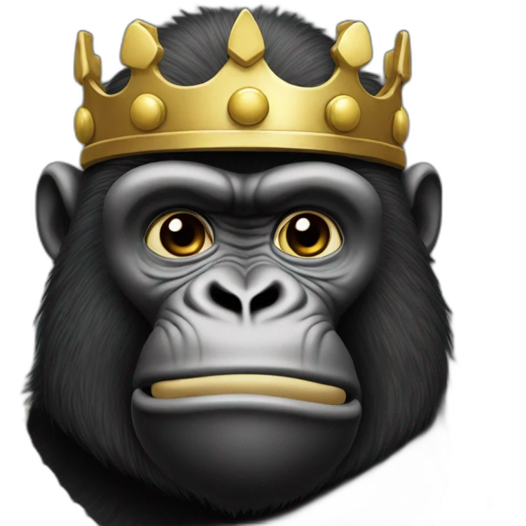Gorrila king emoji