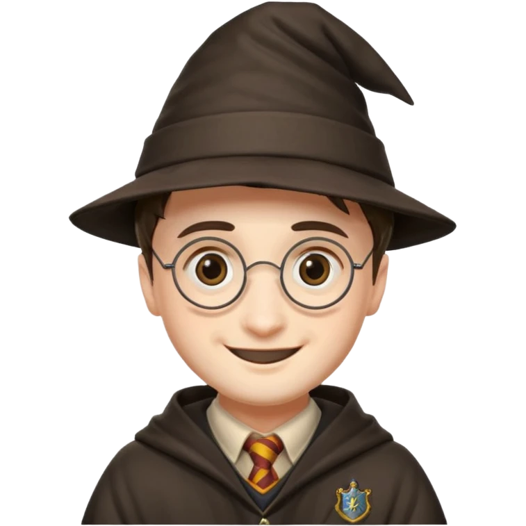 Harry potter with hat emoji