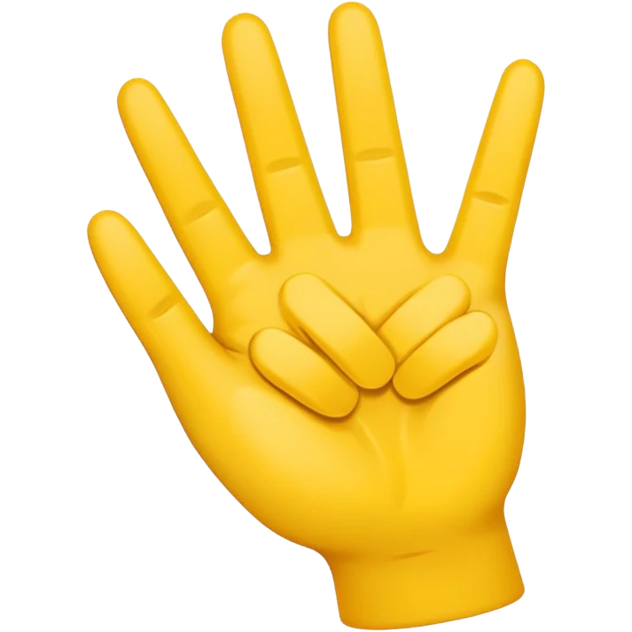 minimalist peace sign hand emoji, yellow emoji