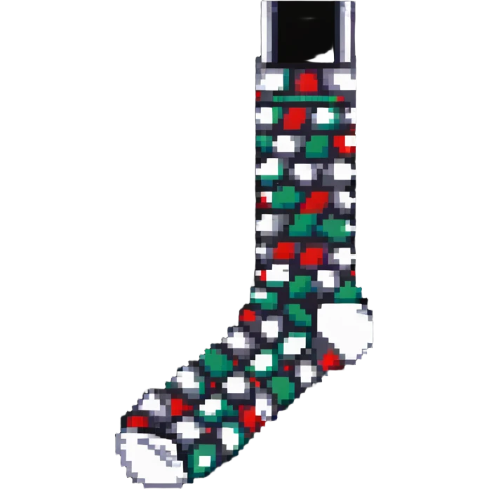 polka dot sock emoji