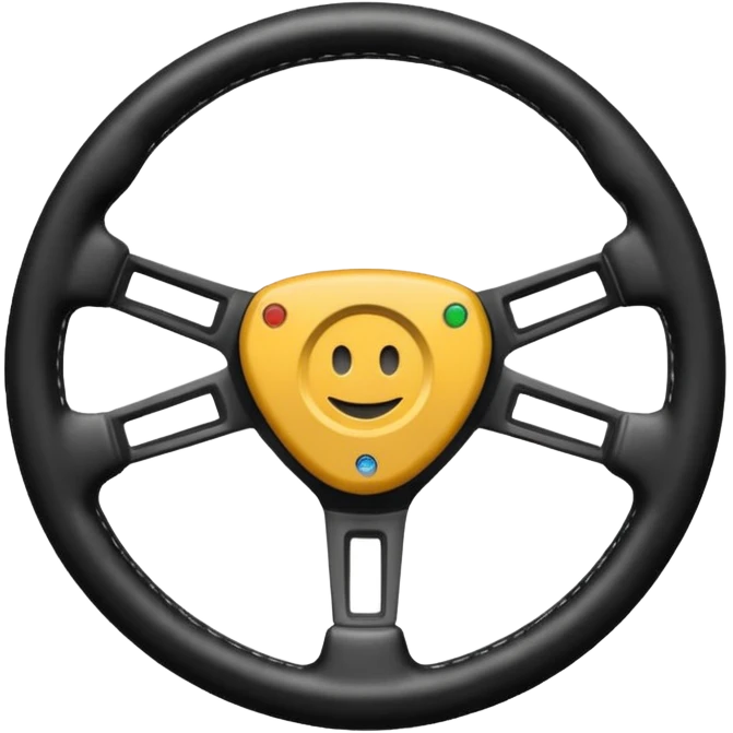 steering wheel emoji