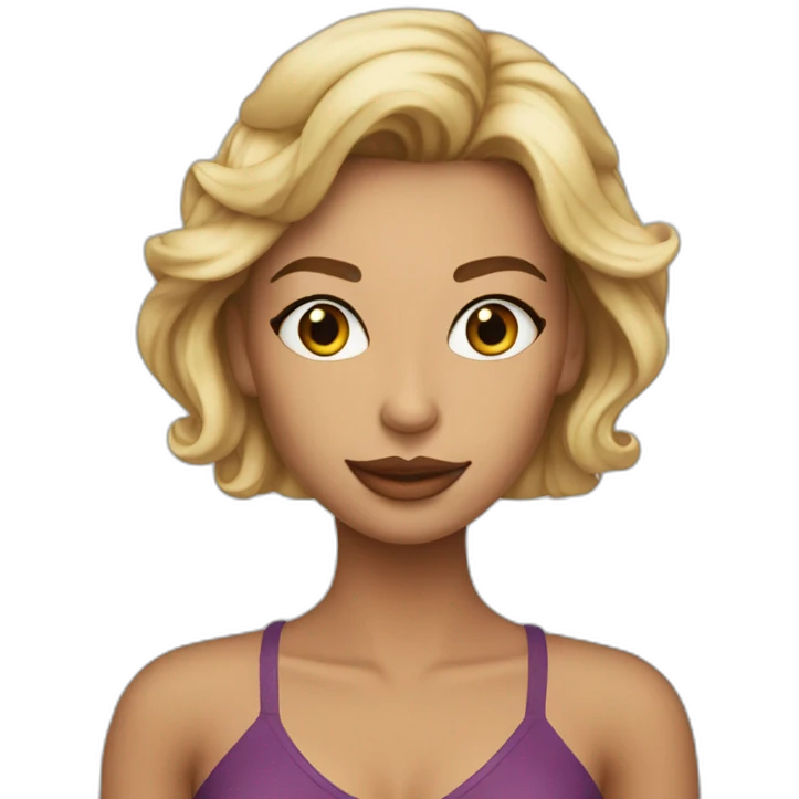 Hot girl supermodel pepe emoji