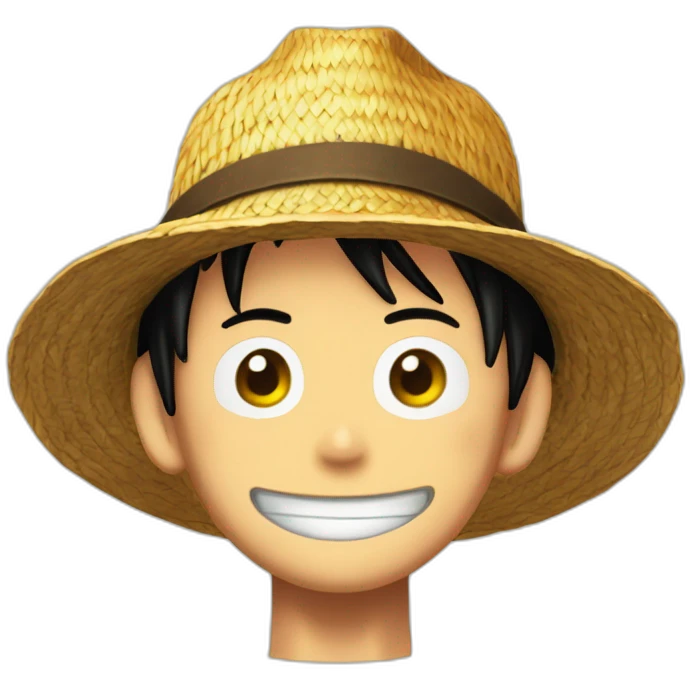 luffy au chapeau de paille emoji