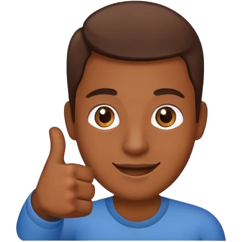 ✌🏽with thumb out emoji