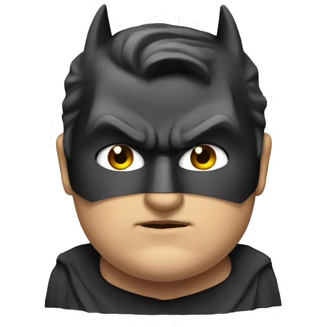 Obese Batman  emoji