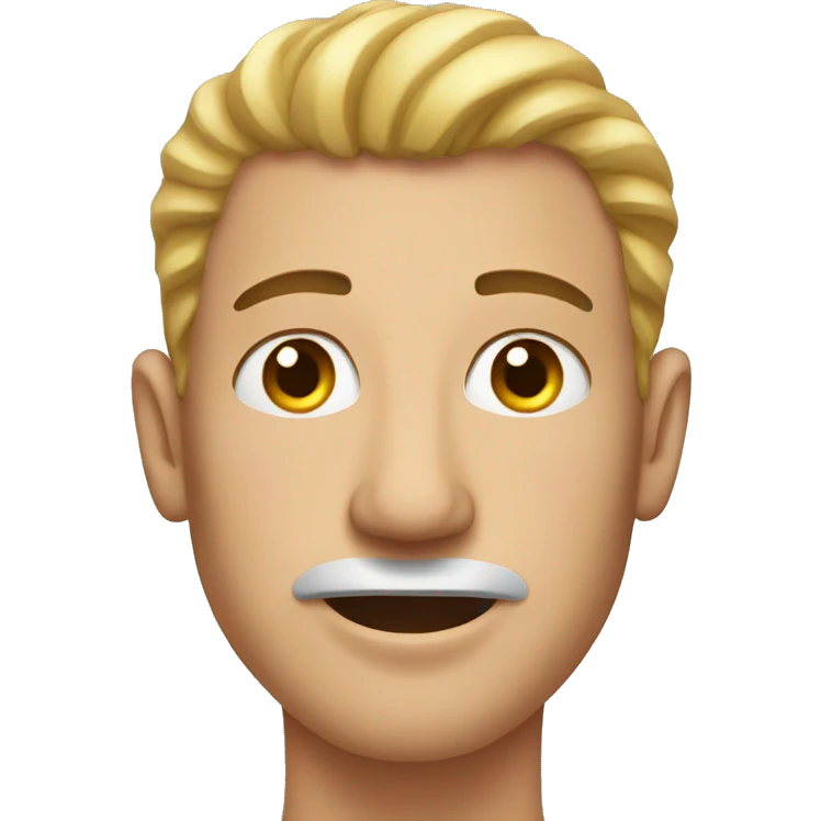 Man with acne emoji