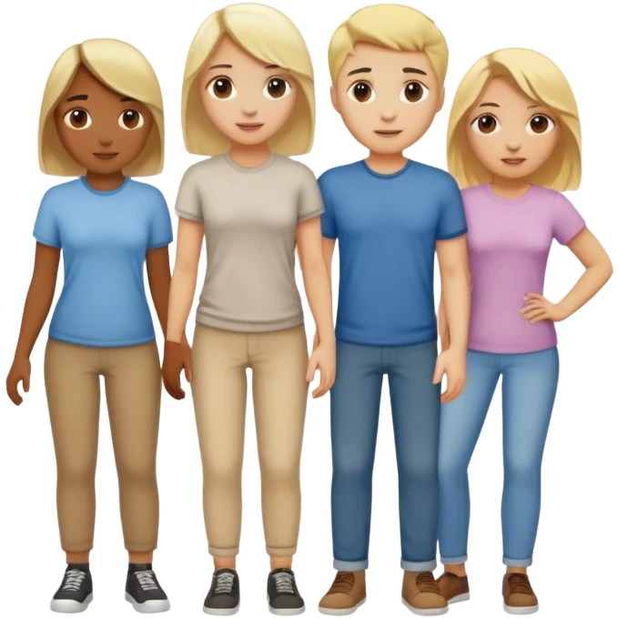 блиндин с друзьями emoji