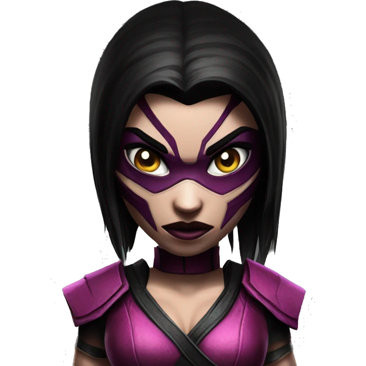 Scared Mileena Mortal Kombat X emoji