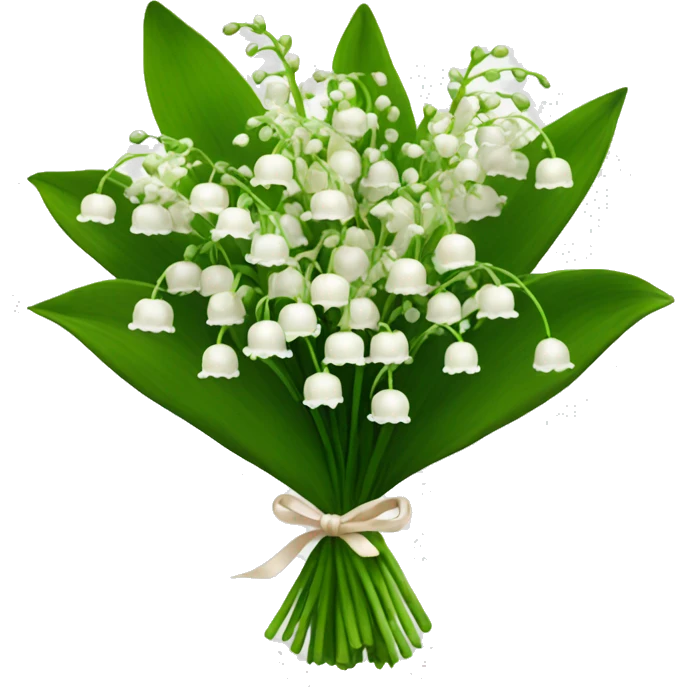 Lily of the valley bouquet  emoji