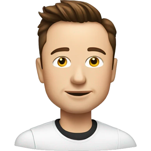 elon musk with a low taper fade emoji