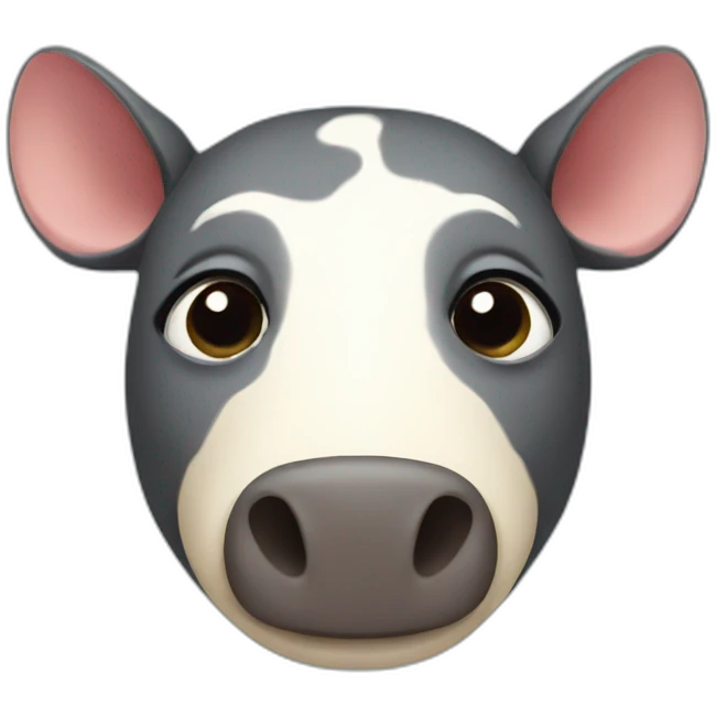 tapir head emoji
