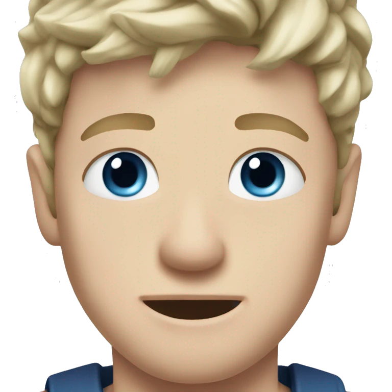 Niall Horan with blue eyes  emoji